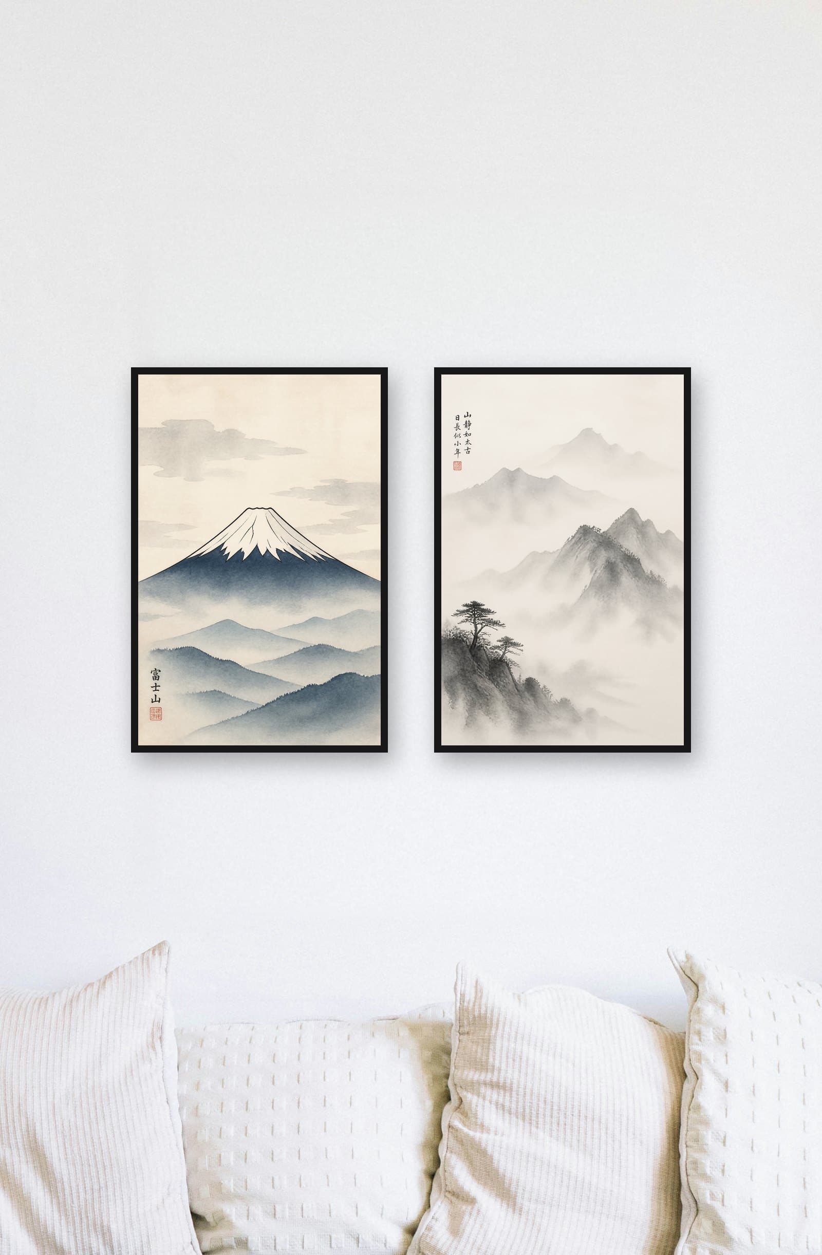 Duo Brume : mise en situation murale